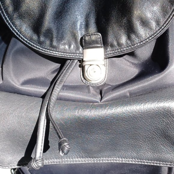 Picard Black Nylon Leather backpack main image 5